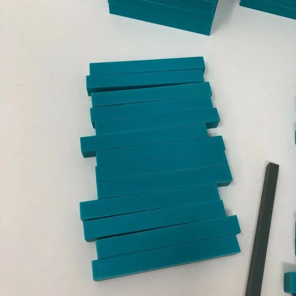 Math Manipulative Student Block Set Algebra Lab 103 Pieces Activity Homeschool - Picture 9 of 11